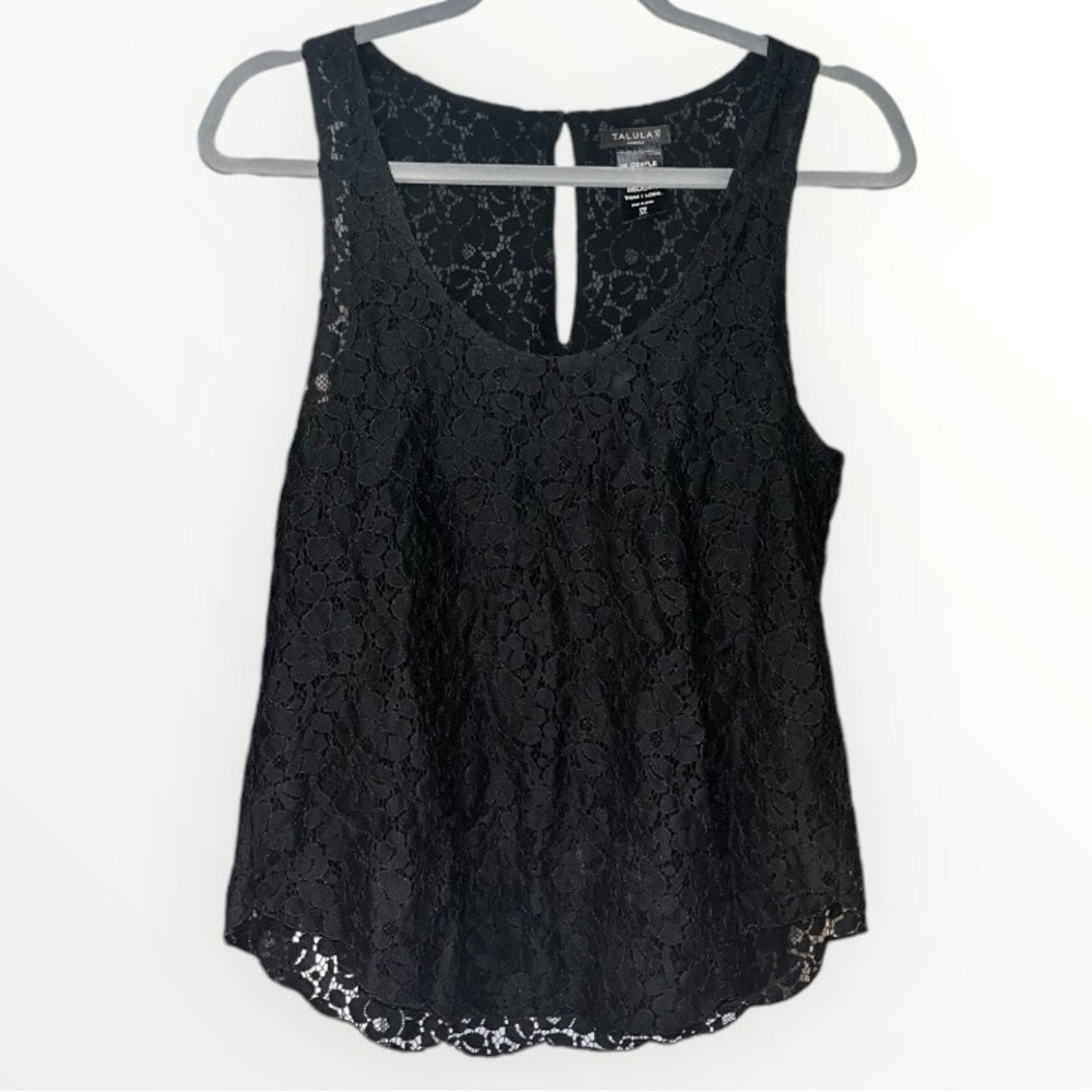 Aritzia Talula Black Lace Sleeveless Tank Top Size XS
